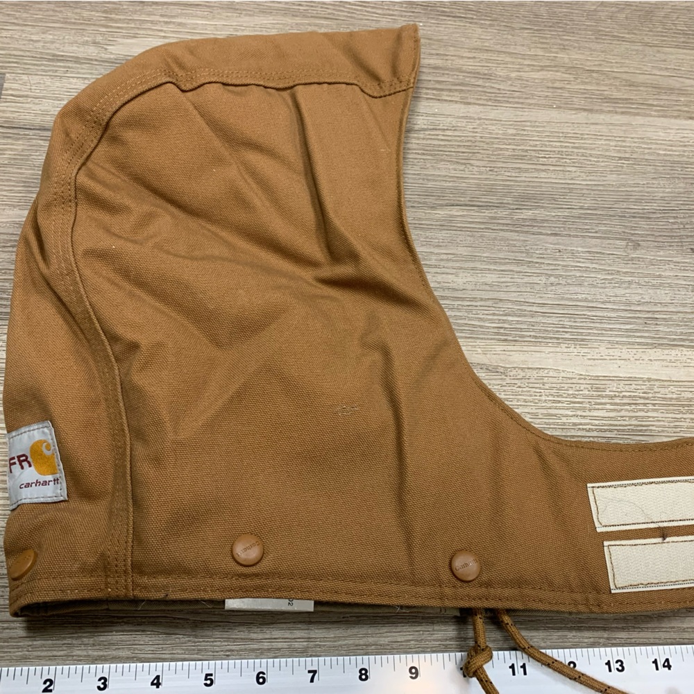 Carhartt Tan/Brown Quilted Work Hood
